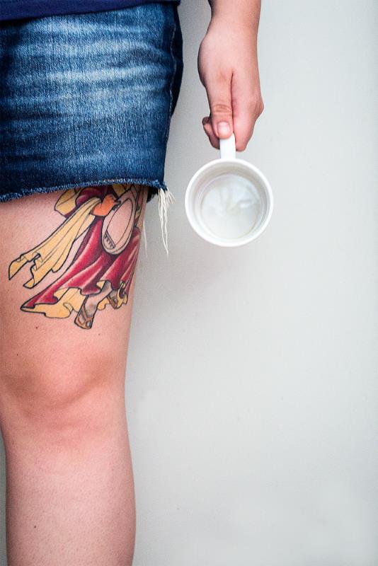 foto e ilustração - ale koga tatuagem xícara